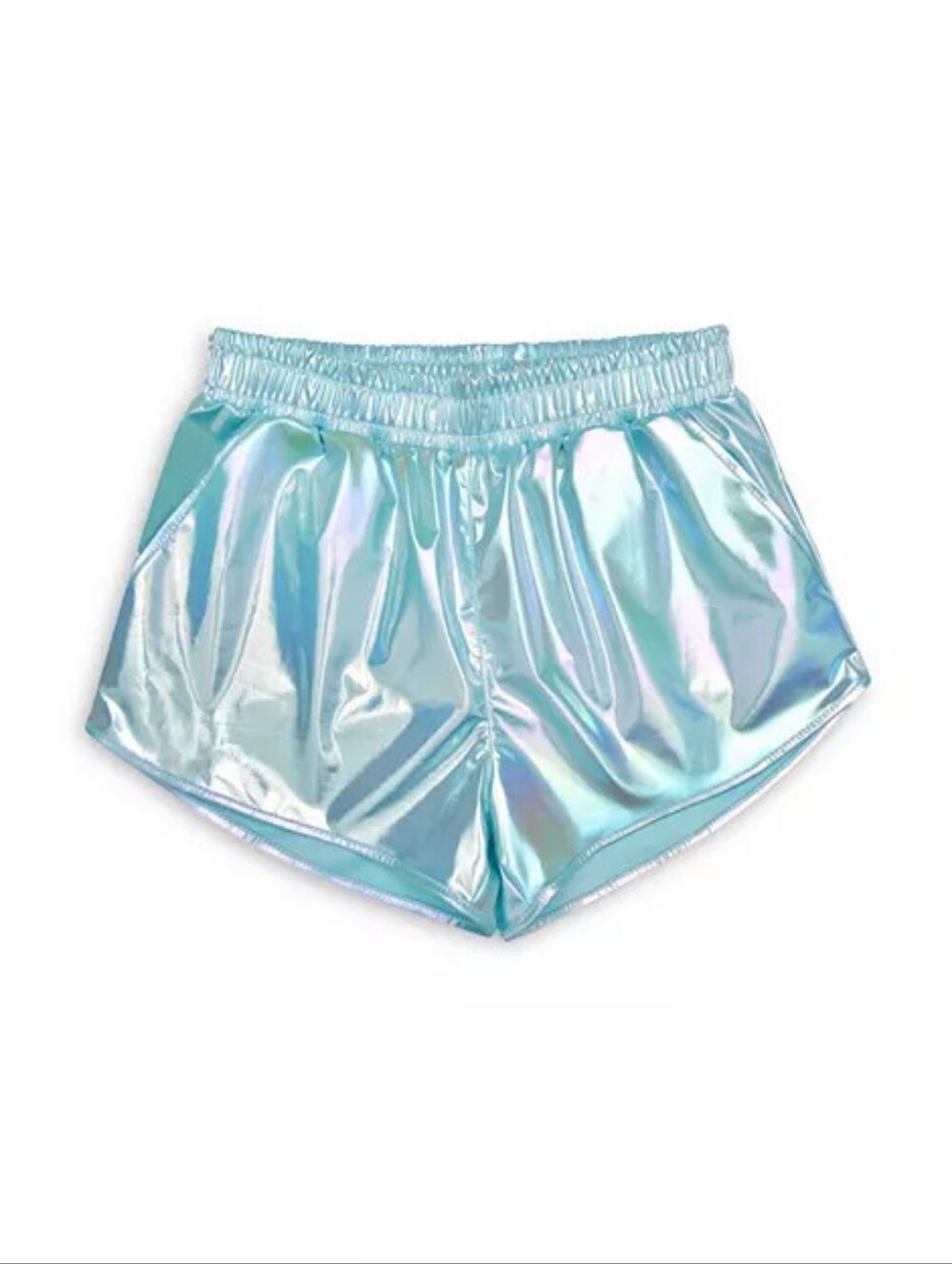 NWT Girls Metallic Shorts - By Iscream Size Medium 8/10